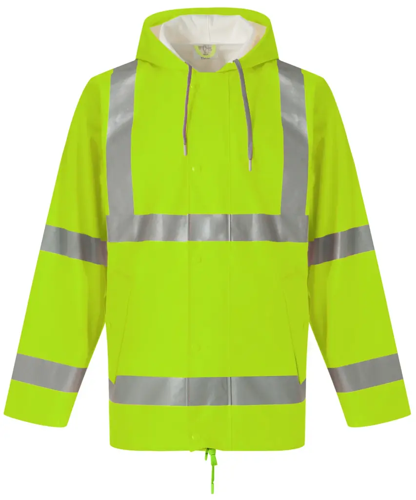 PS_YHVS450_HIVISYELLOW - Hidalgo-werbeartikel Ademende regenjasj Hi-Vis Soft Flex, hi vis yellow — productfoto 6