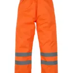 Ademende regenbroek Hi-Vis Soft Flex, hi vis orange — productfoto 5