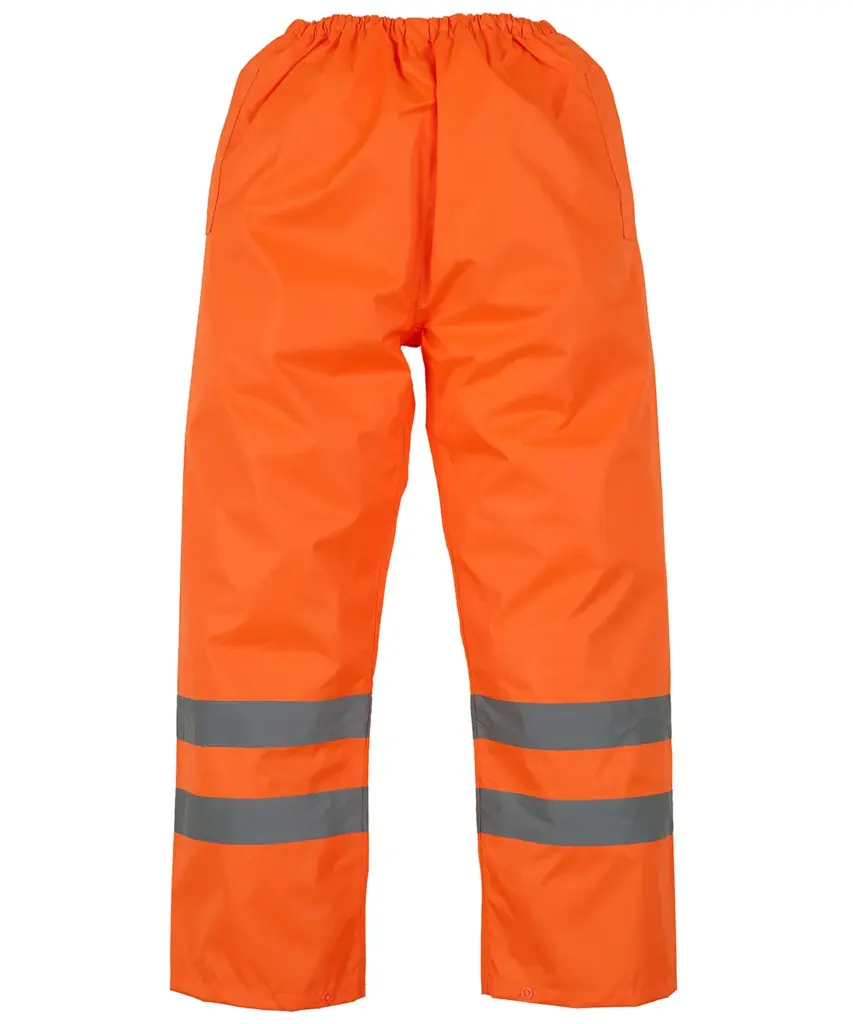 PS_YHVS451_HIVISORANGE - Hidalgo-werbeartikel Ademende regenbroek Hi-Vis Soft Flex, hi vis orange — productfoto 5