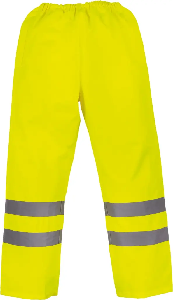 Hi vis waterdichte overbroek, hi vis yellow — productfoto 4
