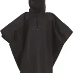 Lichtgewicht poncho, black — productfoto 5