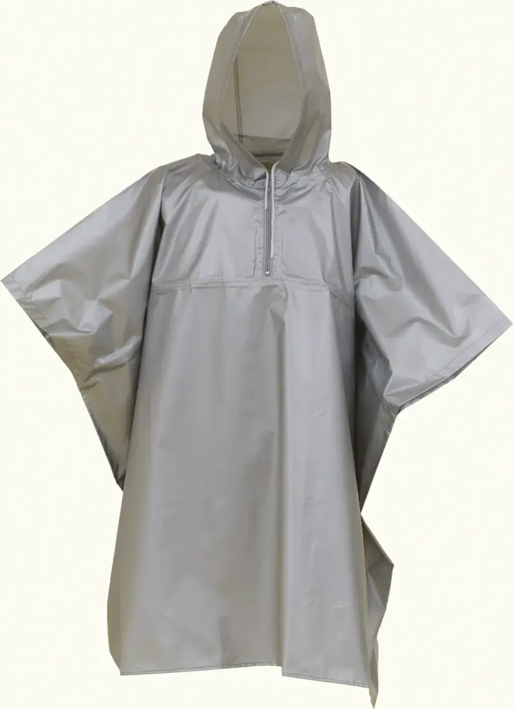 Lichtgewicht poncho, silver — productfoto 8
