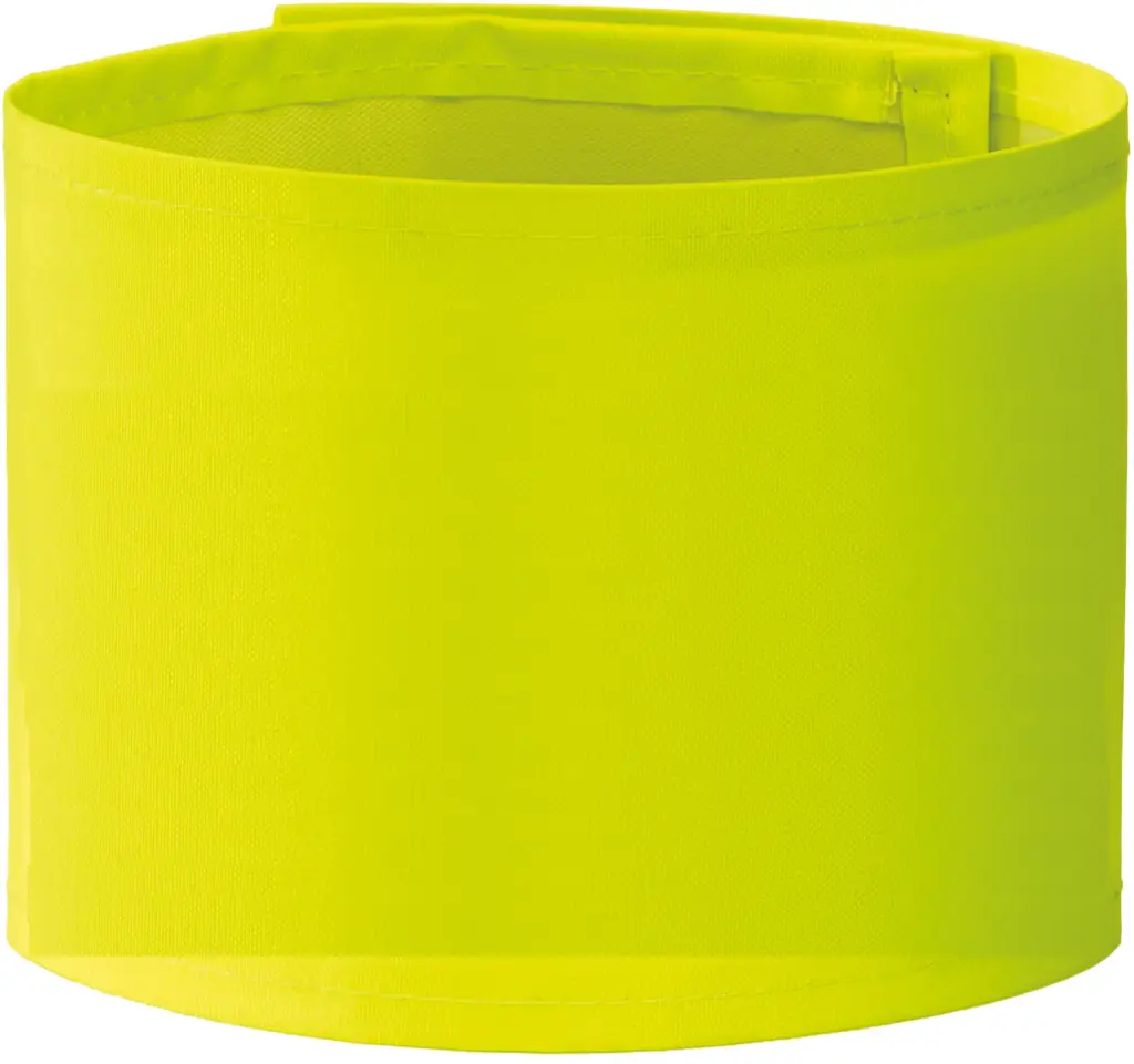 PS_YHVW066_HIVISYELLOW - Hidalgo-werbeartikel Brede te bedrukken armband, hi vis yellow — productfoto 3