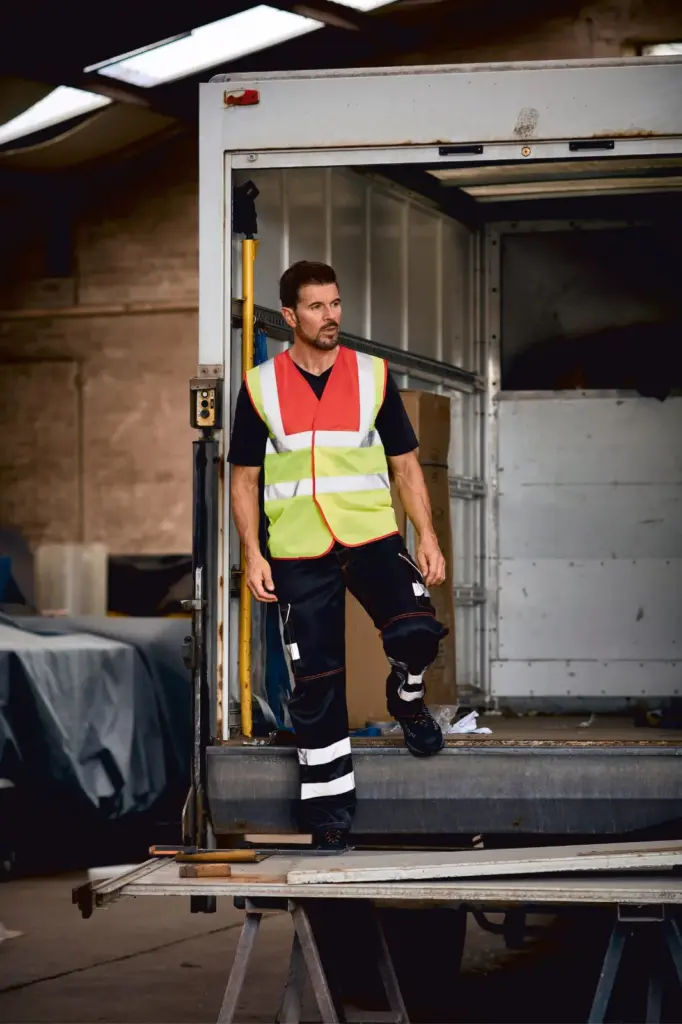 YHVW100-8_2019 - Hidalgo-werbeartikel Veiligheidshesje met 2 Banden & Bretels — productfoto 4