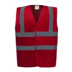 PS_YHVW100_RED - Hidalgo-werbeartikel Veiligheidshesje met 2 Banden & Bretels — productfoto 22