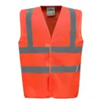 PS_YHVW100_HIVISORANGE - Hidalgo-werbeartikel Veiligheidshesje met 2 Banden & Bretels, hi vis orange — productfoto 7