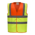 PS_YHVW100_HIVISORANGE-HIVISYELLOW - Hidalgo-werbeartikel Veiligheidshesje met 2 Banden & Bretels, hi vis orange / hi vis yellow — productfoto 8