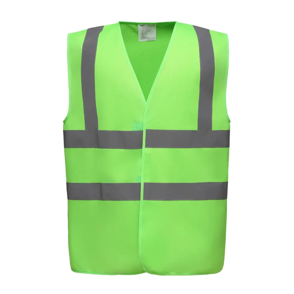 PS_YHVW100_LIME - Hidalgo-werbeartikel Veiligheidshesje met 2 Banden & Bretels, lime — productfoto 10