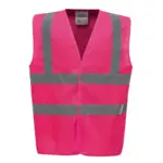PS_YHVW100_PINK - Hidalgo-werbeartikel Veiligheidshesje met 2 Banden & Bretels, pink — productfoto 17