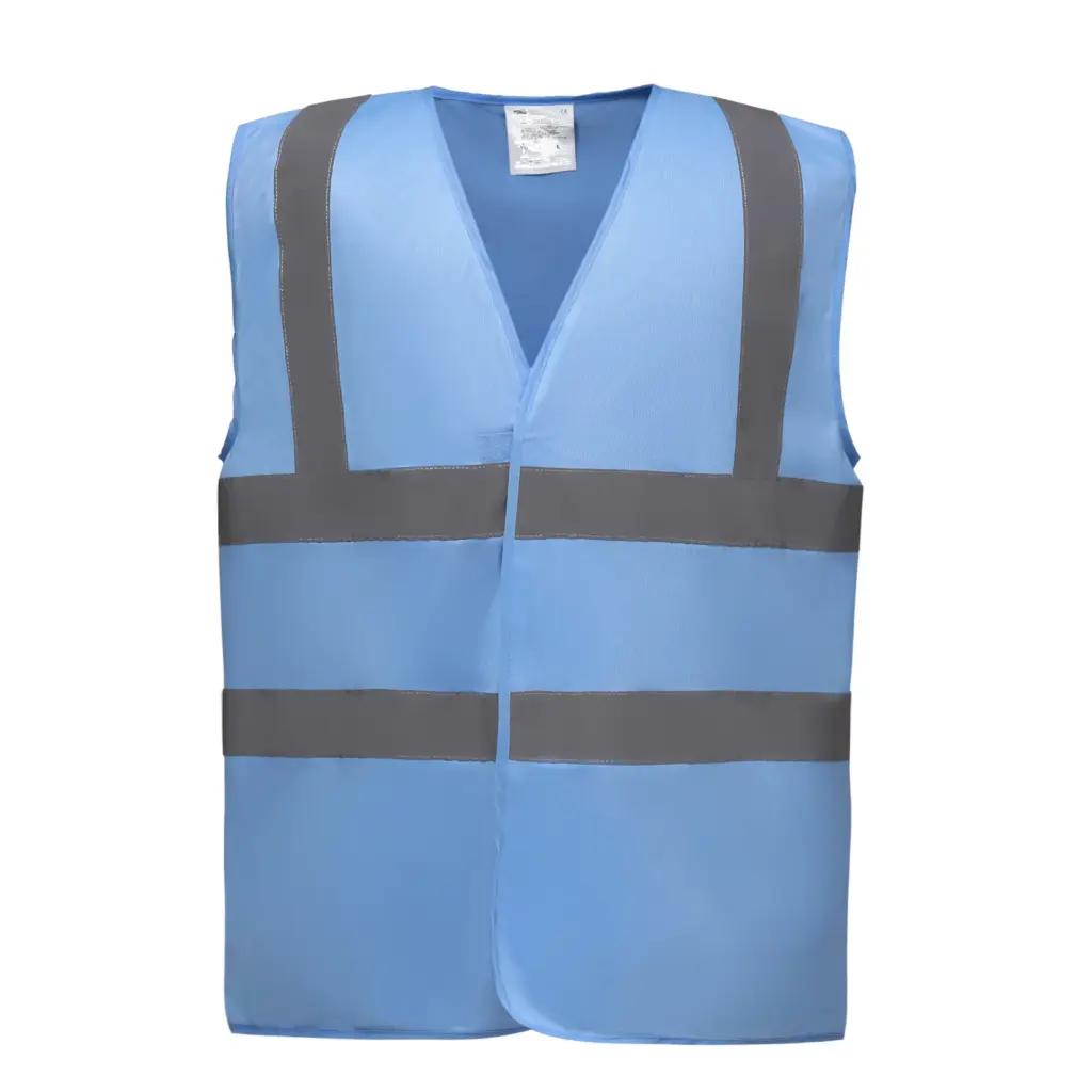 PS_YHVW100_SKYBLUE - Hidalgo-werbeartikel Veiligheidshesje met 2 Banden & Bretels, sky blue — productfoto 27