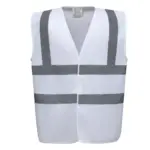 PS_YHVW100_WHITE - Hidalgo-werbeartikel Veiligheidshesje met 2 Banden & Bretels, white — productfoto 28