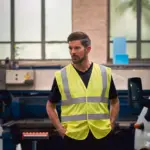 Hi-Vis, Anti-Statisch en vlamvertragend hesje — productfoto 2