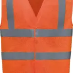 Hi-Vis, Anti-Statisch en vlamvertragend hesje, hi vis orange — productfoto 5