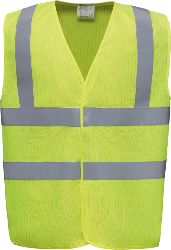 Flammhemmende Weste YHVW100ASFR bedrucken Antistatisch S-3XL — Produktfoto 7