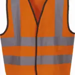 Veiligheidshesje voor kinderen met 2 Banden & Bretels, hi vis orange — productfoto 2