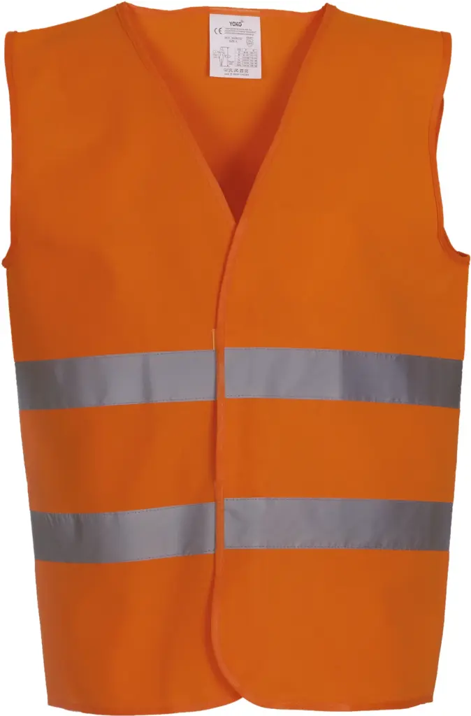 PS_YHVW102_HIVISORANGE - Hidalgo-werbeartikel Signalisatie 2 banden hesje, hi vis orange — productfoto 2