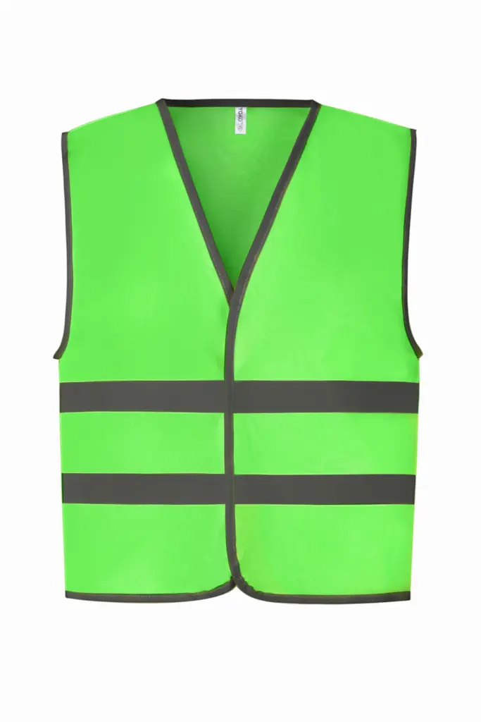 PS_YHVW102CH_LIME - Hidalgo-werbeartikel Veiligheidshesje met reflecterende zoom en strepen, lime — productfoto 6