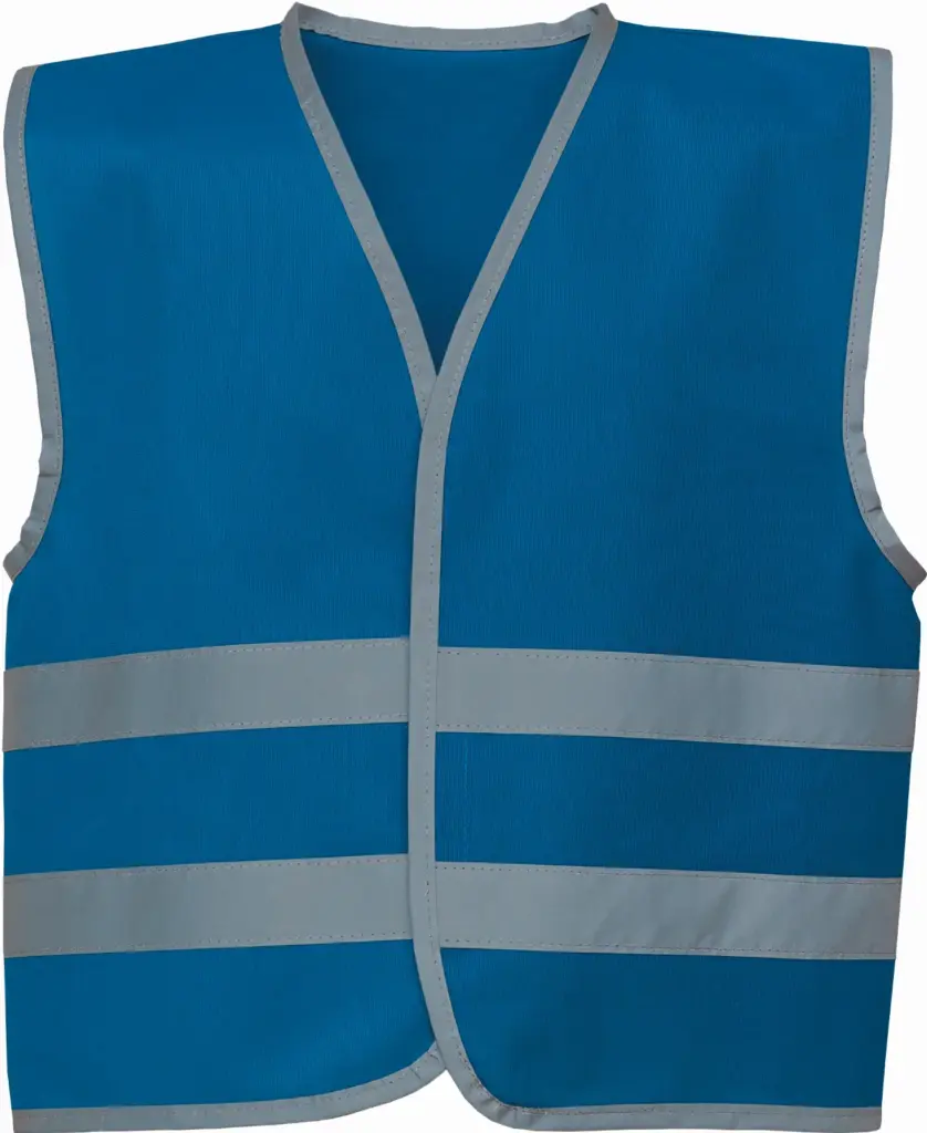 PS_YHVW102CH_ROYALBLUE - Hidalgo-werbeartikel Veiligheidshesje met reflecterende zoom en strepen, royal blue — productfoto 12