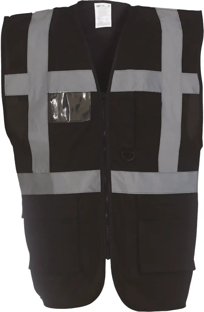 Multifunctioneel veiligheidshesje, black — productfoto 5