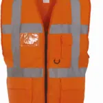 Multifunctioneel veiligheidshesje, hi vis orange — productfoto 6