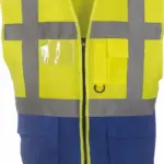 Multifunctioneel veiligheidshesje, hi vis yellow / royal blue — productfoto 17