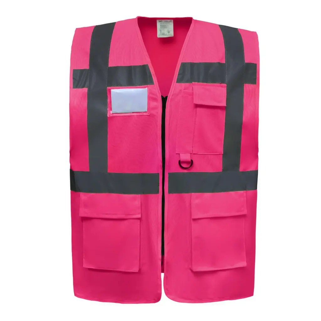 Multifunctioneel veiligheidshesje, pink — productfoto 22