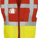 Multifunctioneel veiligheidshesje, red / hi vis yellow — productfoto 26