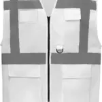 Multifunctioneel veiligheidshesje, white — productfoto 30