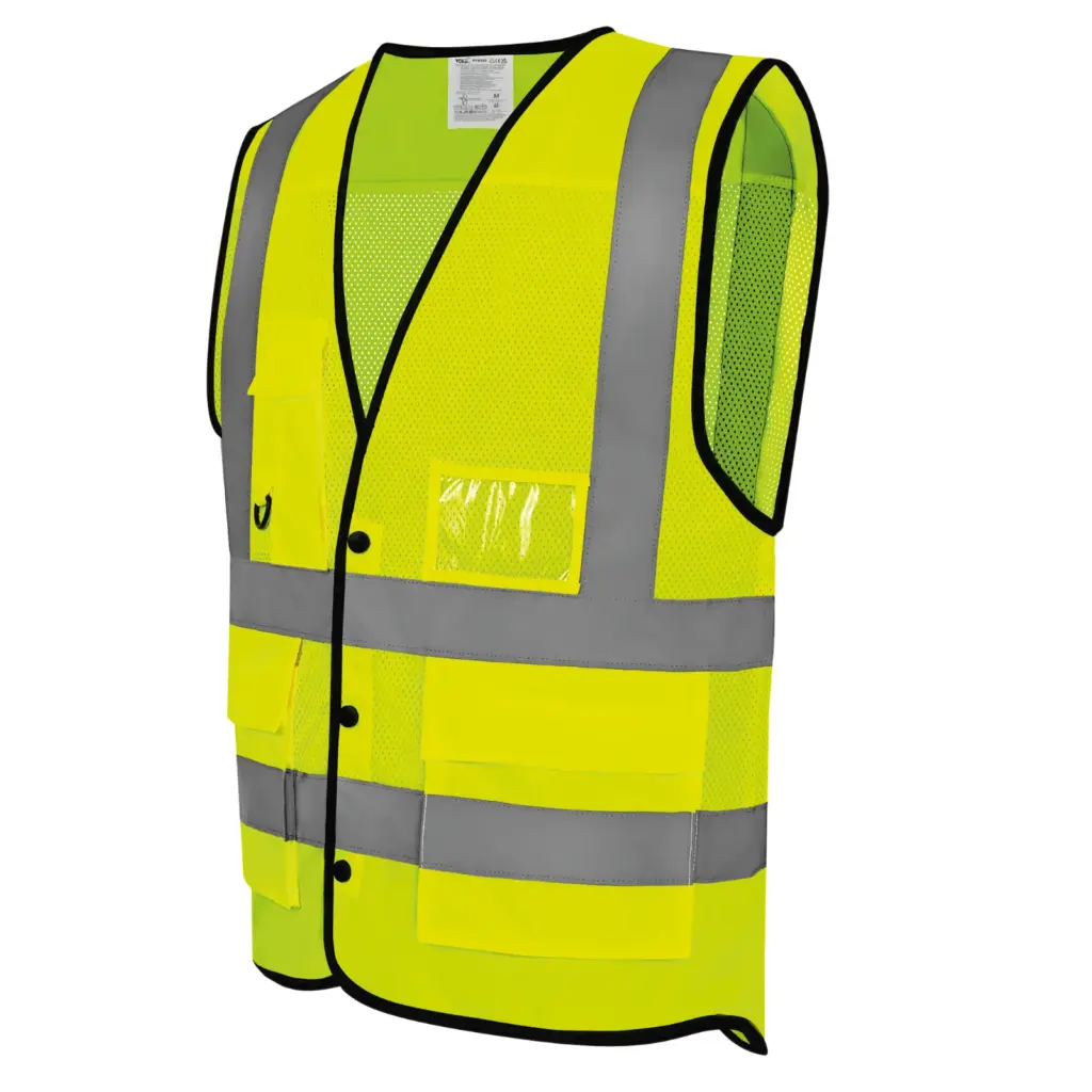 Hi-Vis gilet Eco Superior, hi vis yellow — productfoto 4