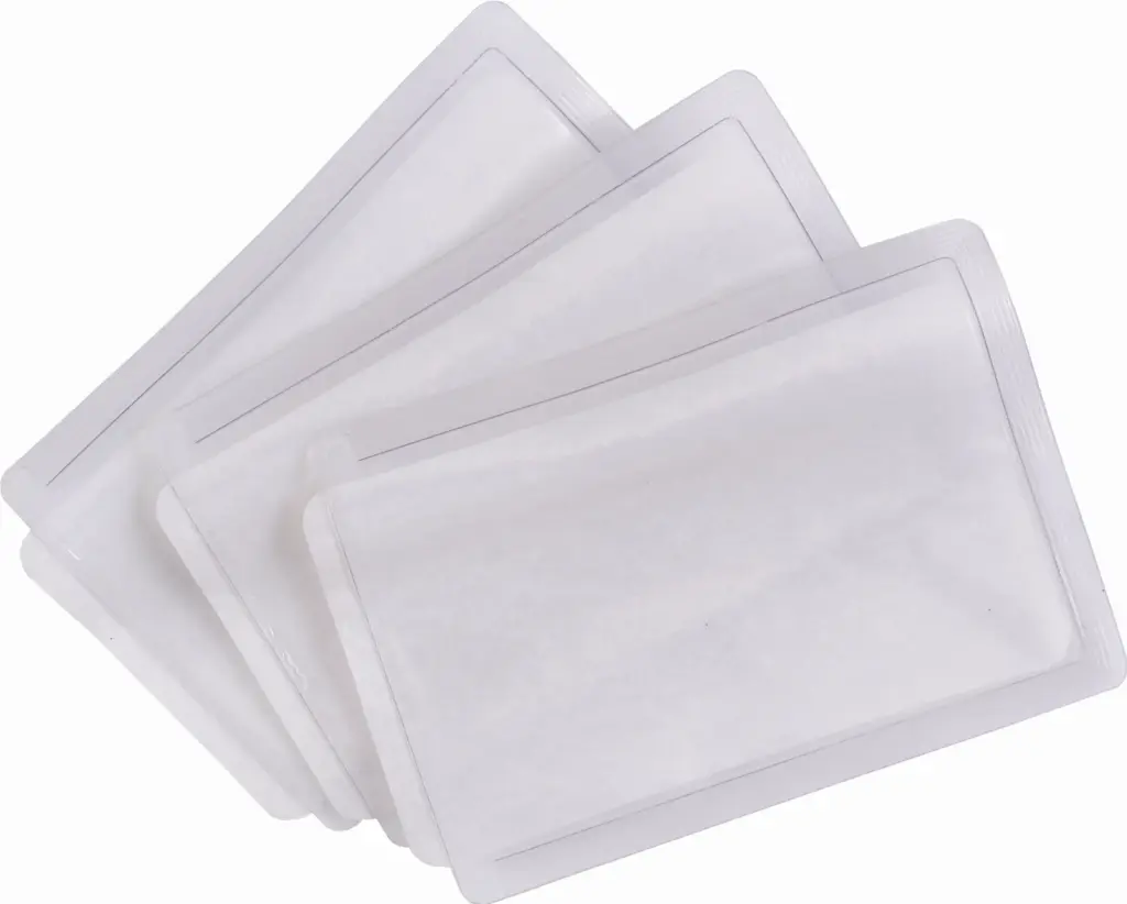 PS_YID04_TRANSPARENT - Hidalgo-werbeartikel ID-Hoesjes voor hitterpers (50 stuks), transparent — productfoto 3