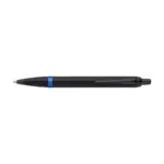 Parker IM Vibrant Rings balpen | Metaal, zwart/blauw (± pms black) — productfoto 8