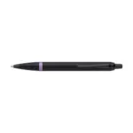 Parker IM Vibrant Rings balpen | Metaal, zwart/paars