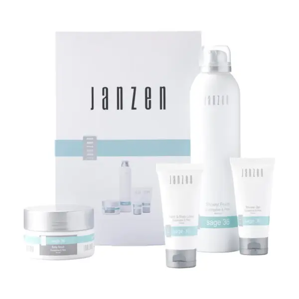 JANZEN Giftset Sage 36 mit Logo bedruckt 4-teilig