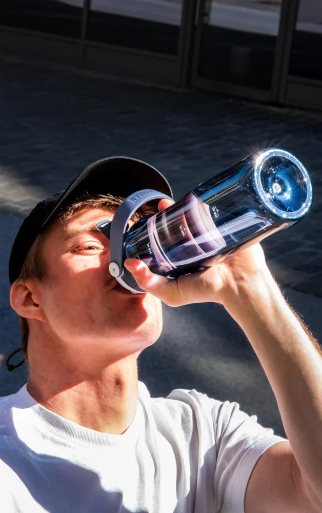 Kambukka® Dupla Hydrated 1 L drinkfles productfoto 10 - Bidons & Shakers Kambukka® Dupla Hydrated 1 L drinkfles — productfoto 10