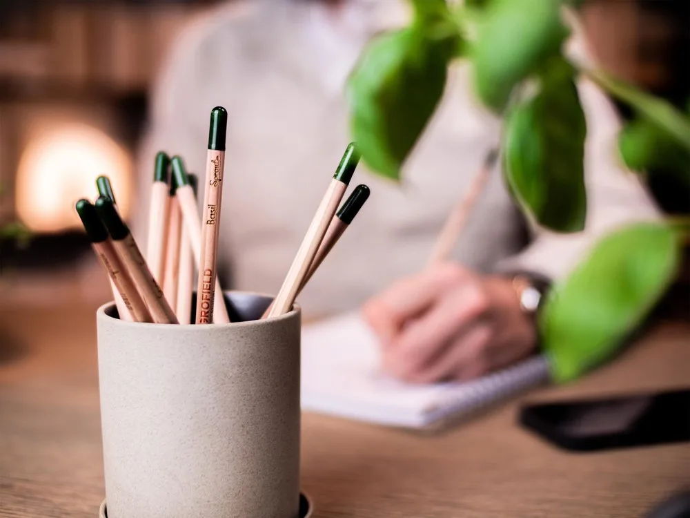 Plantable Pencil with Seeds Custom Logo Printed — product photo 10