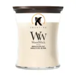 WoodWick Vanilla & Sea Salt Medium Candle geurkaars
