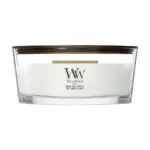 WoodWick White Tea & Jasmine Ellipse Candle geurkaars
