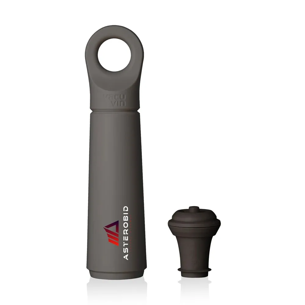 Vacu Vin Wine Saver Loop wijnvacuümpomp, grafiet