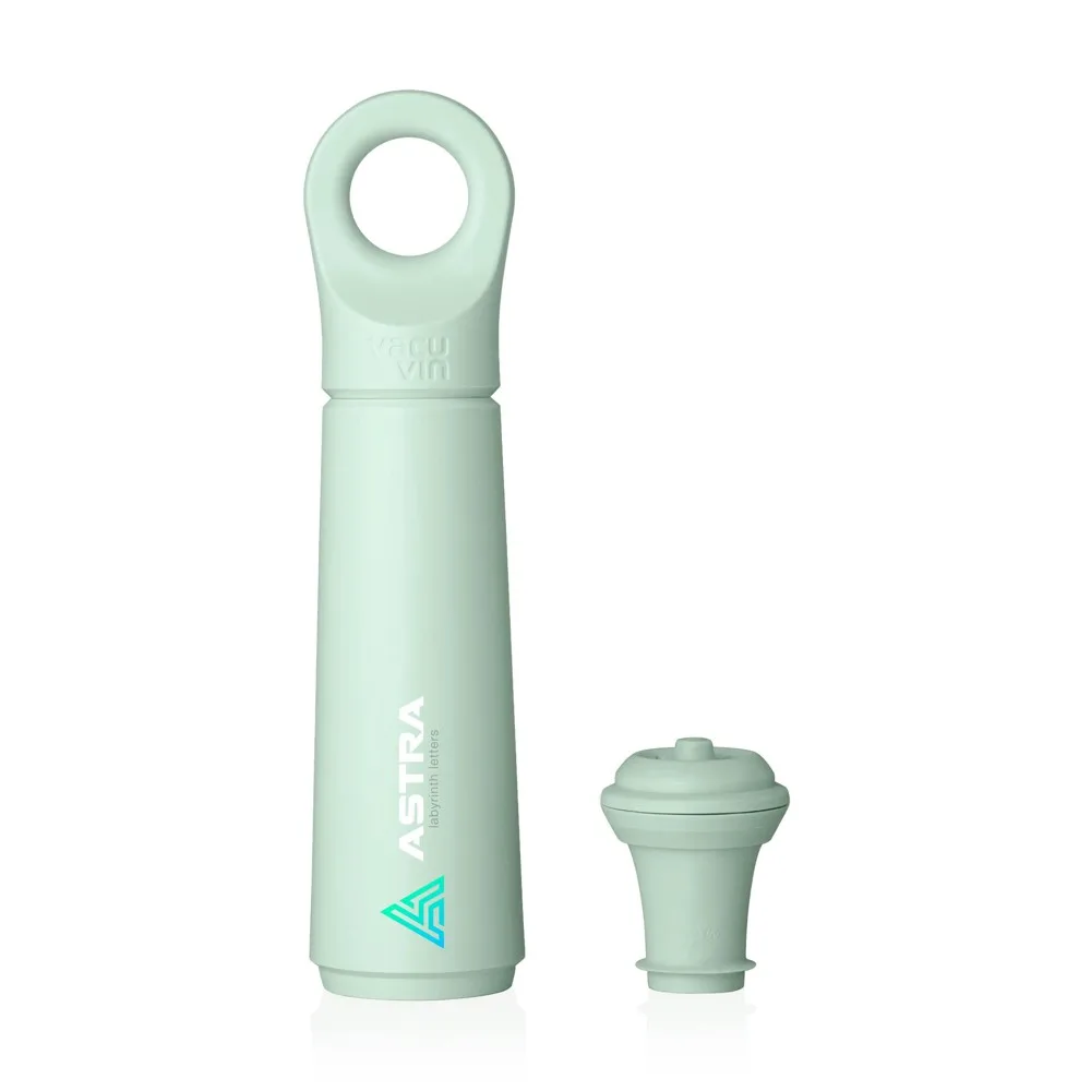 Vacu Vin Wine Saver Loop wijnvacuümpomp jade - Hidalgo-werbeartikel Vacu Vin Wine Saver Loop wijnvacuümpomp, jade