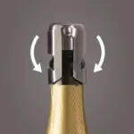Vacu Vin Champagne Stopper Stainless Steel afsluitdop — productfoto 4