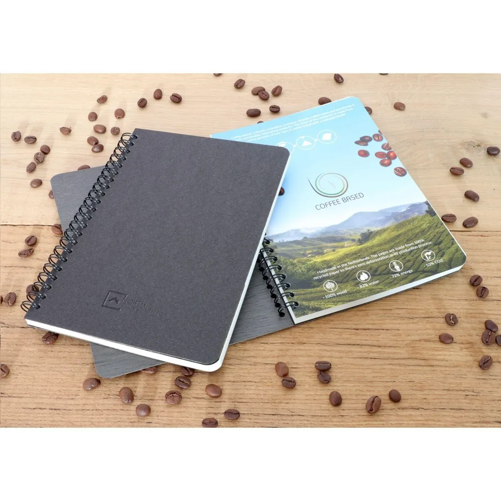 Coffee Notebook Wire-O A5 notitieboek productfoto 2 - Hidalgo Coffee Notebook Wire-O A5 notitieboek — productfoto 2