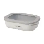 Mepal Cirqula Multikom rechthoekig 1 L lunchbox, wit (± pms 000c)
