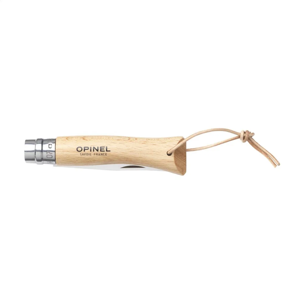 Opinel Taschenmesser No 07 Gravur Edelstahl Buche 18 cm — Produktfoto 4