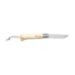 Opinel Inox No 08 Natural zakmes — productfoto 3