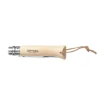Opinel Inox No 08 Natural zakmes — productfoto 4