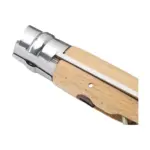 Opinel No 10 Taschenmesser Bedrucken Korkenzieher Edelstahl — Produktfoto 2