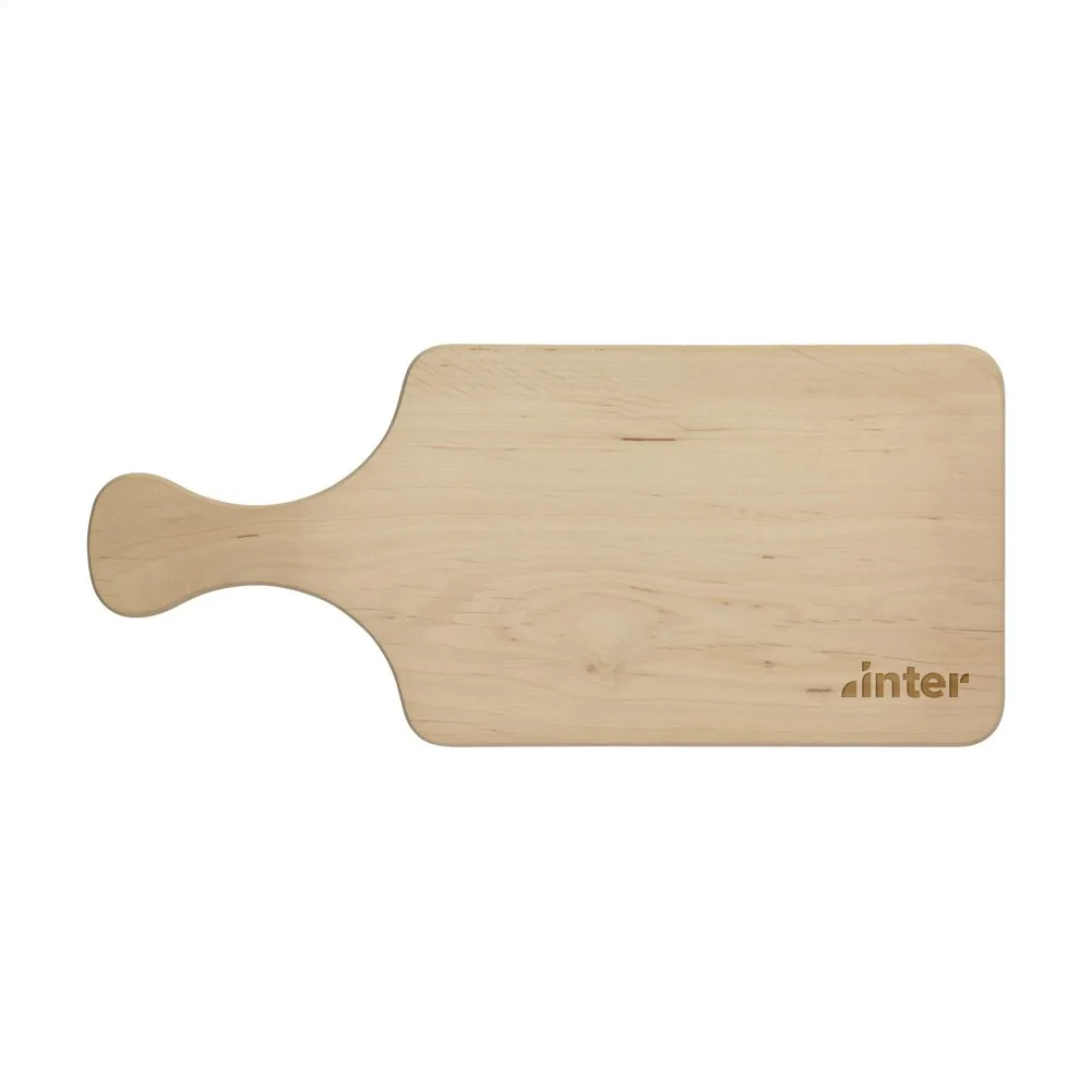 Alder Wood Chopping Board Handle Printed Solid Food Safe — product photo 2