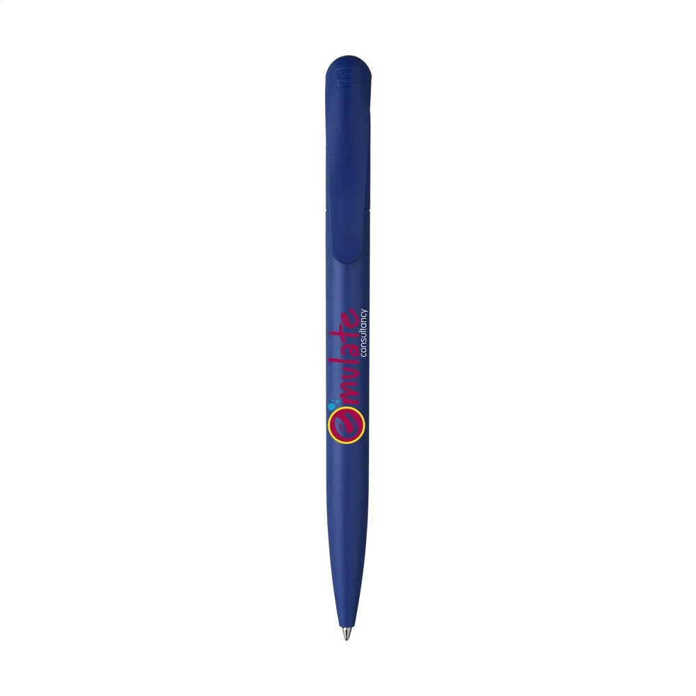 Kugelschreiber Senator Nature Plus Matt bedrucken Bio Blau