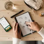 Löschbares Bambook Classic Notizbuch Bedrucken Nachhaltig A5 — Produktfoto 2