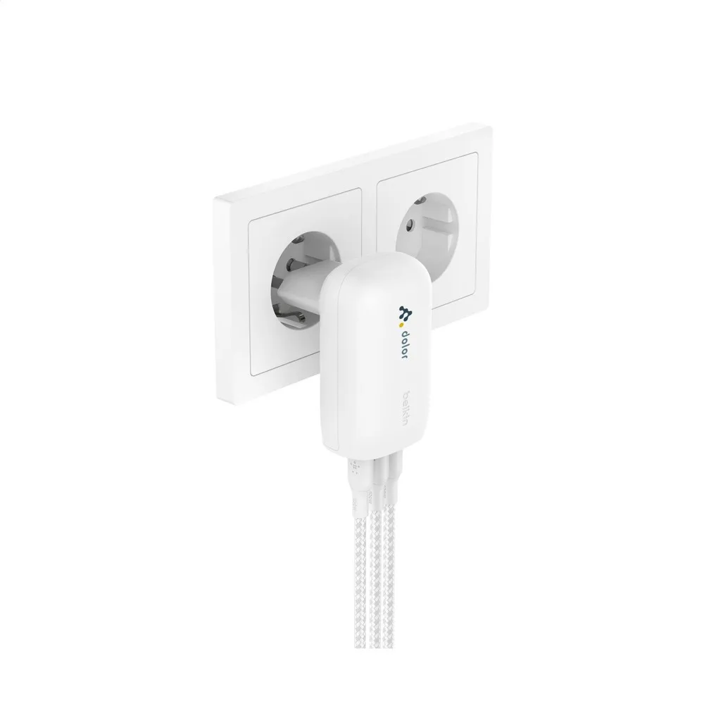 USB-C Wall Charger Belkin 3-Port Printed Fast Recycled 67W — product photo 6